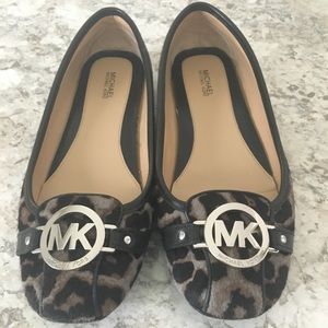Michael Kors Leopard Flats